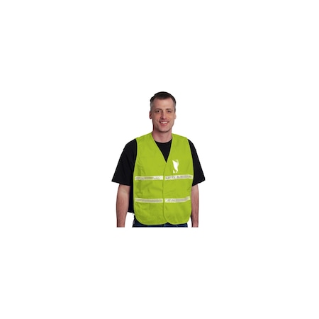 Pip NON-ANSI IC VEST, HVYPOLY/COTTON H&L CLOSURE, 1IN., PK 50 300-2513/M-XL